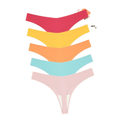 5-Pack V-Waist Seamless Thongs - KOKOOSH