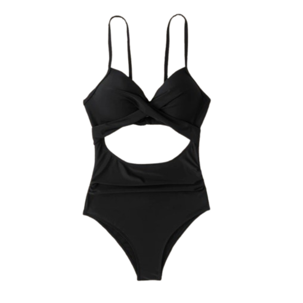 Cross Tie One-Piece Swimsuit - KOKOOSH