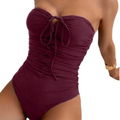 Elegant Strapless Halter Swimsuit - KOKOOSH