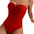 Elegant Strapless Halter Swimsuit - KOKOOSH