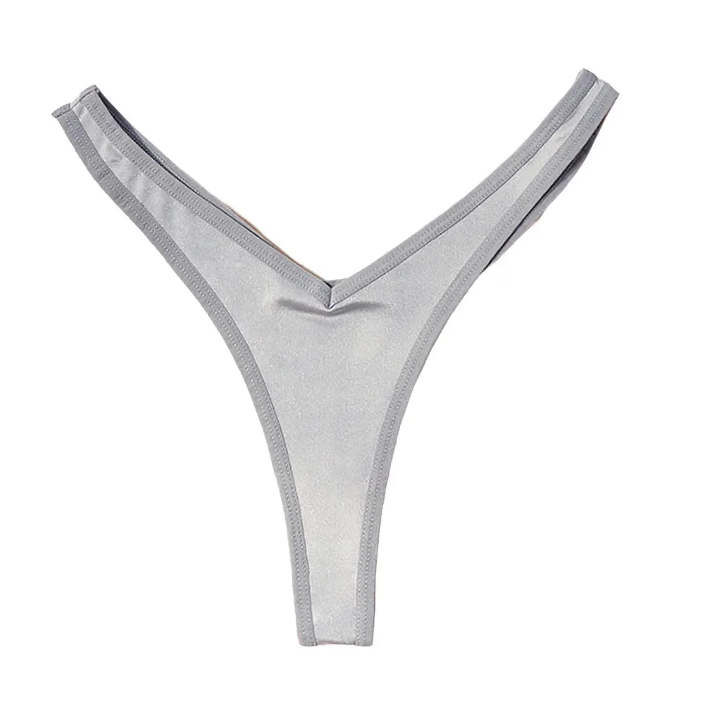 Elegant V-Waist Seamless Thong - KOKOOSH